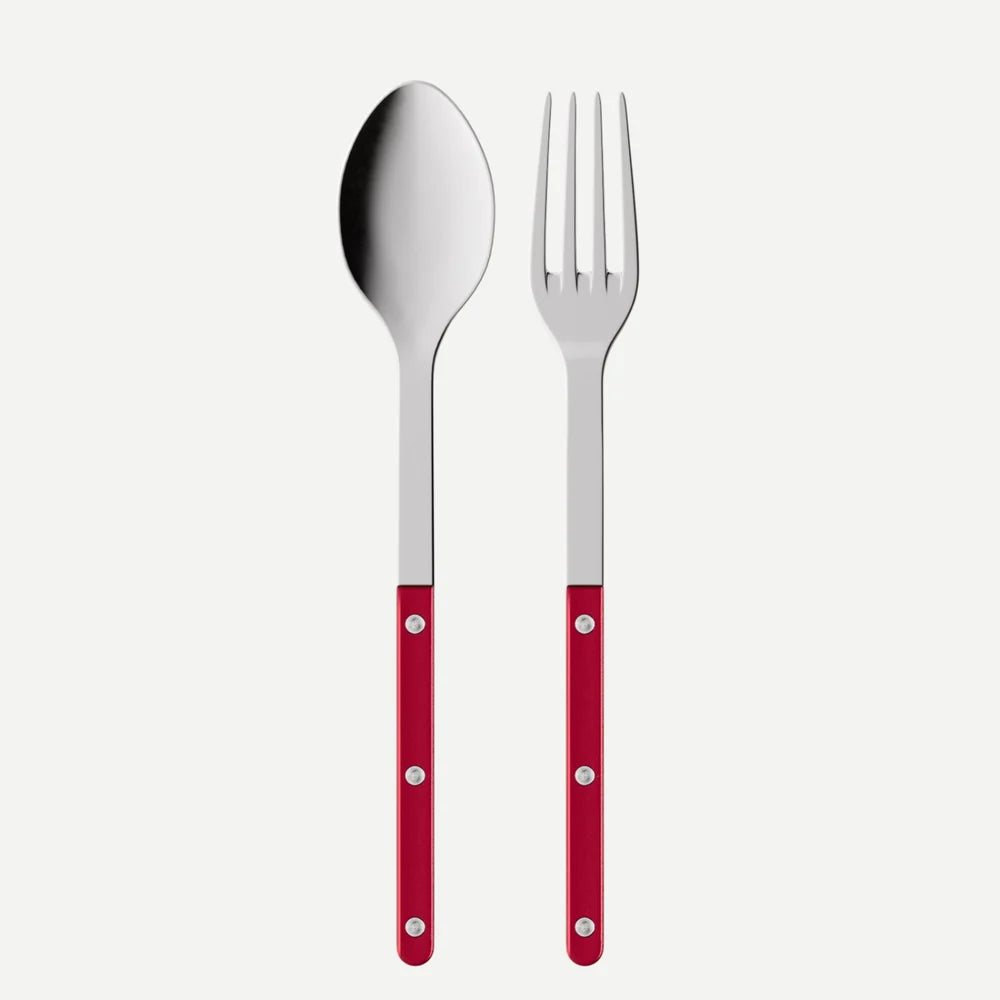 Serveerset - Bistrot Parelmoer, rood