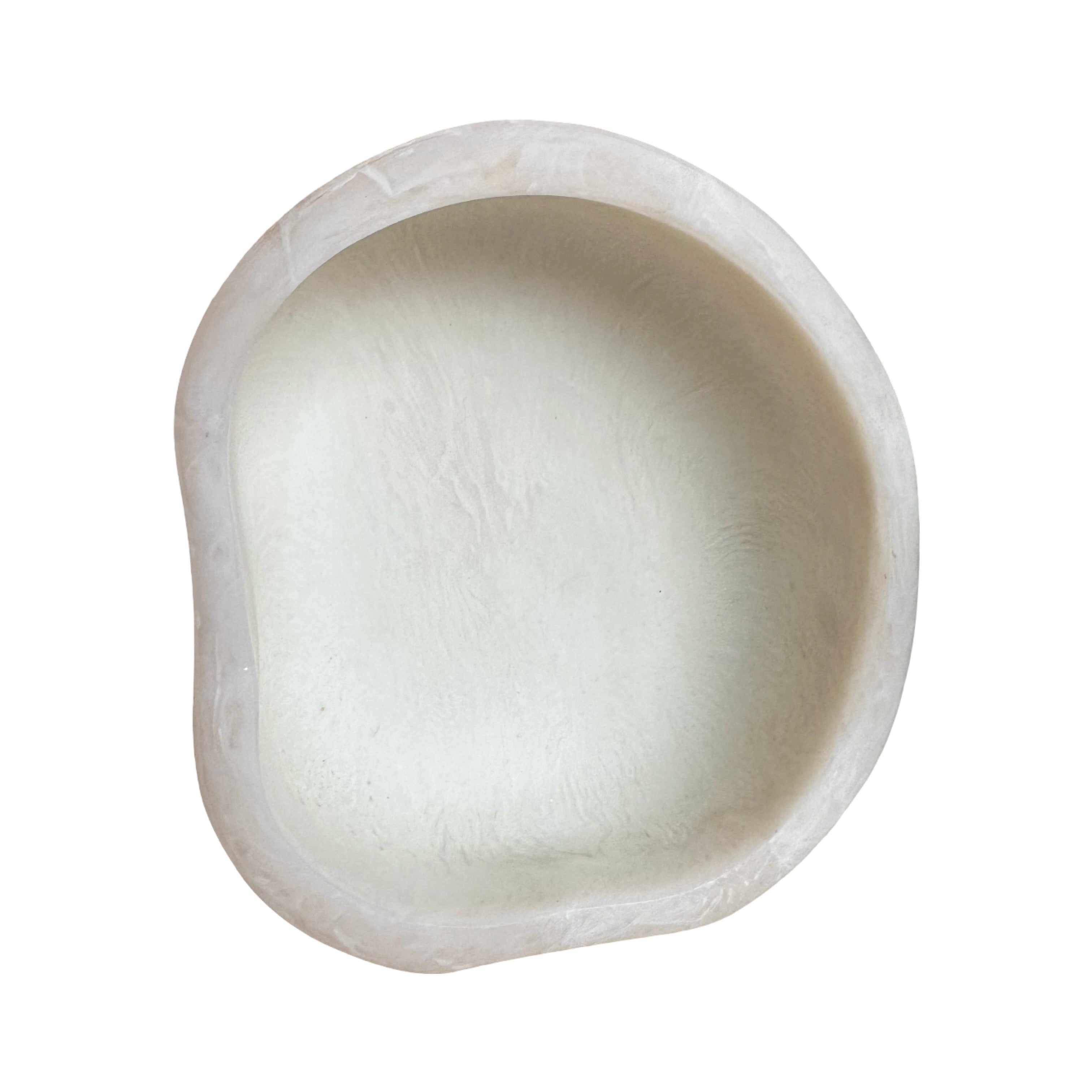Small resin bowl organic shape