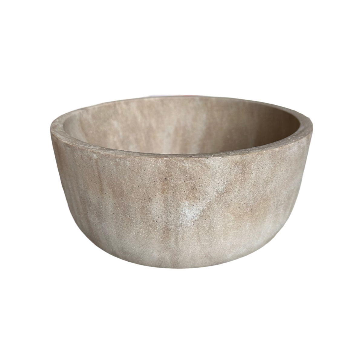 Bowl travertine-look