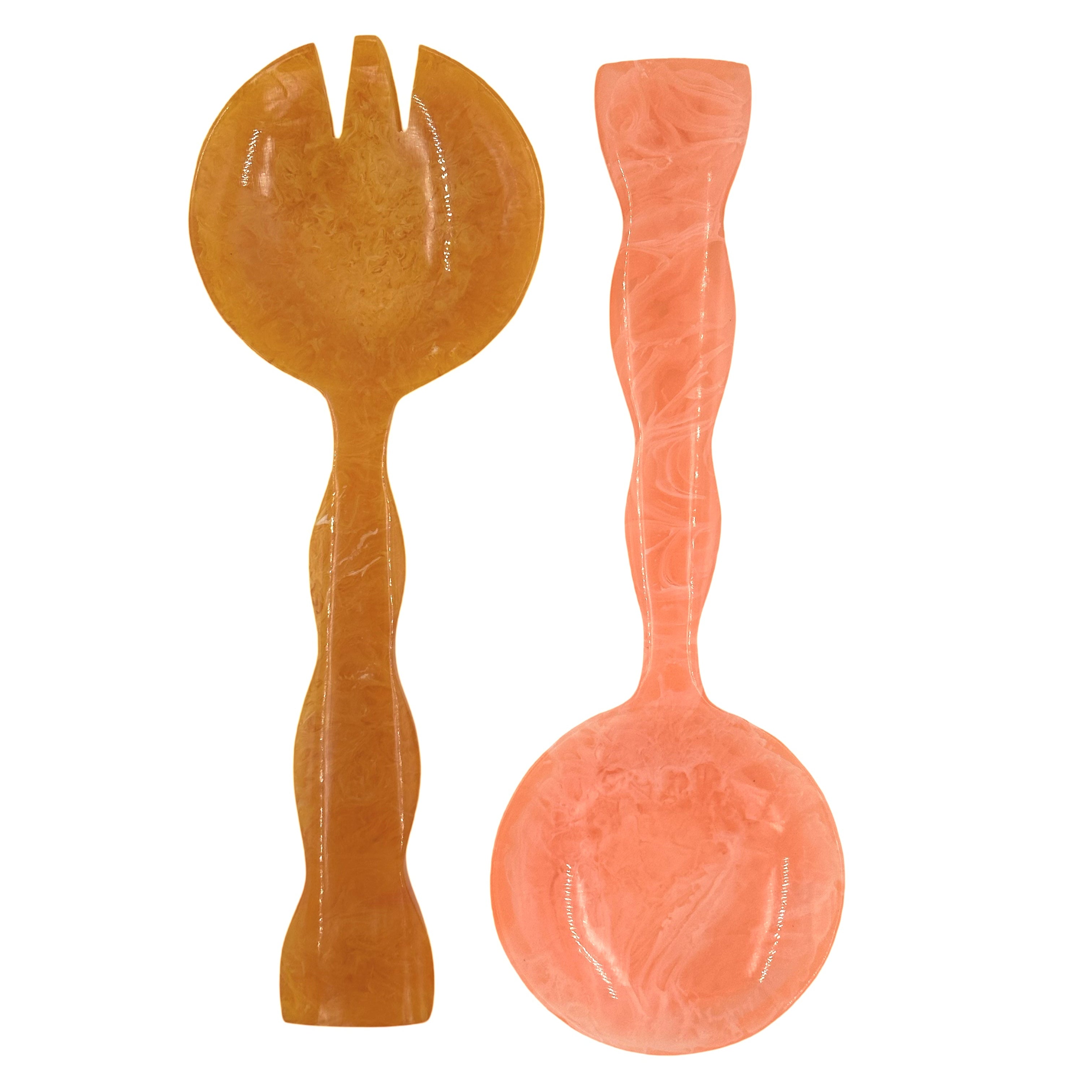 Salad servers Mix Orange-Pink