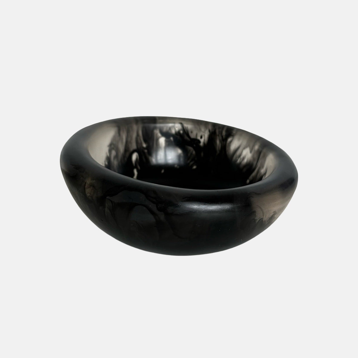 Resin appetizer bowl Black