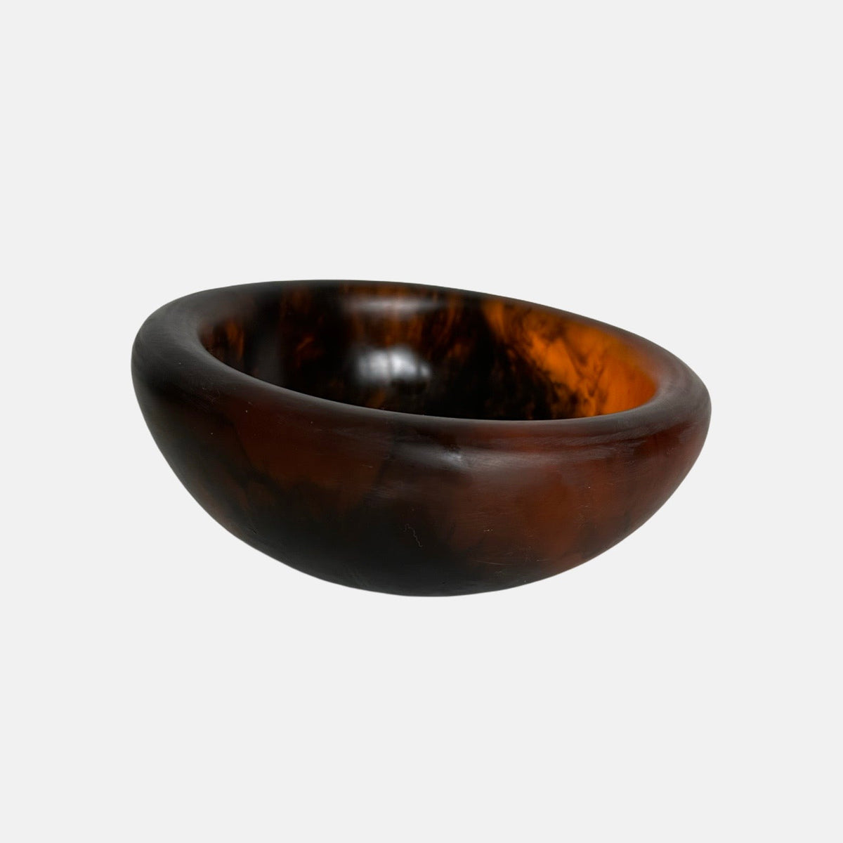 Resin appetizer bowl Brown